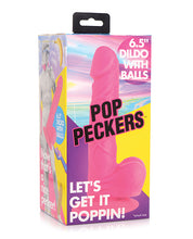 Pop Peckers 6.5' Dildo W/balls