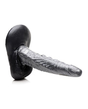 Creature Cocks The Gargoyle Rock Hard Silicone Dildo - Silver/Black