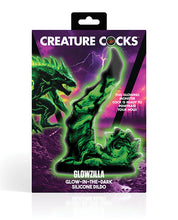 Creature Cocks Glowzilla Silicone Dildo - Glow in the Dark