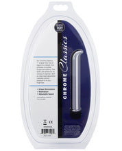 Erotic Toy Company Chrome Classics 7' G Spot Vibe - Silver