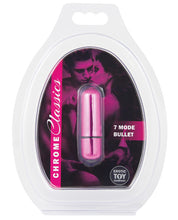 Erotic Toy Company Chrome Classics Bullet 7 Speed-  Pink