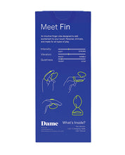 Dame Fin 2.0 Finger Vibrator - Quartz