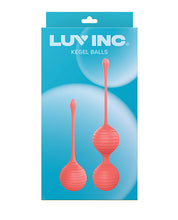Luv Inc. Silicone Kegel Ball Set - Coral