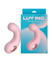 Luv Inc. Curved Vibrator - Light Pink