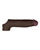 Shaft Model F Flexskin Liquid Silicone 8.8" Sheath - Mahogany
