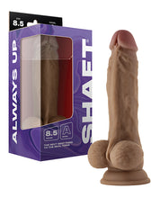 Shaft Model A Flexskin Liquid Silicone 8.5' Dong w/Balls - Oak
