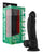 Shaft Model N Flexskin Liquid Silicone 9.5' Side Curve Dong w/Balls - Black