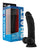 Shaft Model C Flexskin Liquid Silicone 9.5' Curved Dong w/Balls - Black