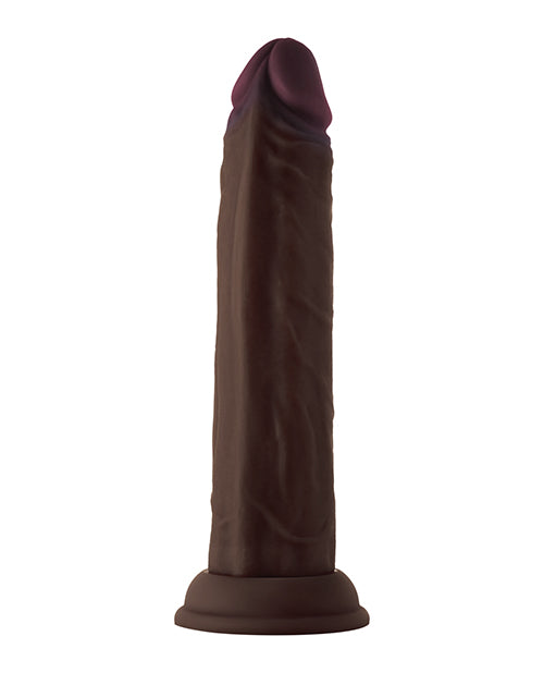 Shaft Model J Flexskin Liquid Silicone 8.5' Dong - Mahogany