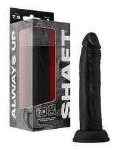 Shaft Model J Flexskin Liquid Silicone 7.5' Dong - Black