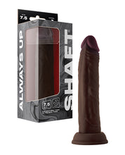Shaft Model J Flexskin Liquid Silicone 7.5' Dong - Mahogany