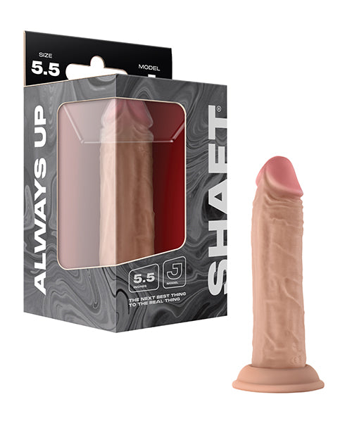 Shaft Model J Flexskin Liquid Silicone 5.5' Dong  - Pine