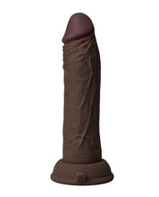 Shaft Flexskin Liquid Silicone 6.5' Vibrating Dong - Mahogany