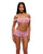Soft Girl Era Sheer Mesh & Lace Bralette 2 pc Set - Light Pink MD