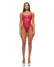 Layers To This Mesh and Knit Teddy - Pink SM