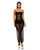 Private Party Glitter Dress w/Thong - Black XL