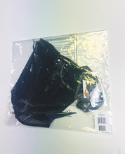 Mesh Halter Underwire Corset w/G-String - Black 1X/2X