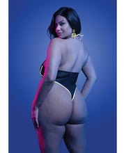 Solar Flare Flash Reflective Binding Halter Tie Teddy - Black S/M