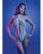 Supernatural Glow-in-the-Dark Trim Zipper Teddy - White S/M