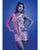 Magnetism Glow-in-the-Dark Lace Knit Dress; Glows Pink - White O/S