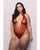 Vixen Just Kissed Seamless Lace Teddy - Red QN
