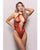 Vixen Just Kissed Seamless Lace Teddy - Red O/S