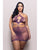 Vixen Focus On Me Halter Dress w/Key Ring Details - Purple QN