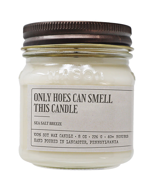 Only Hoes Can Smell This Candle - Funny Candle 8 oz Soy Wax