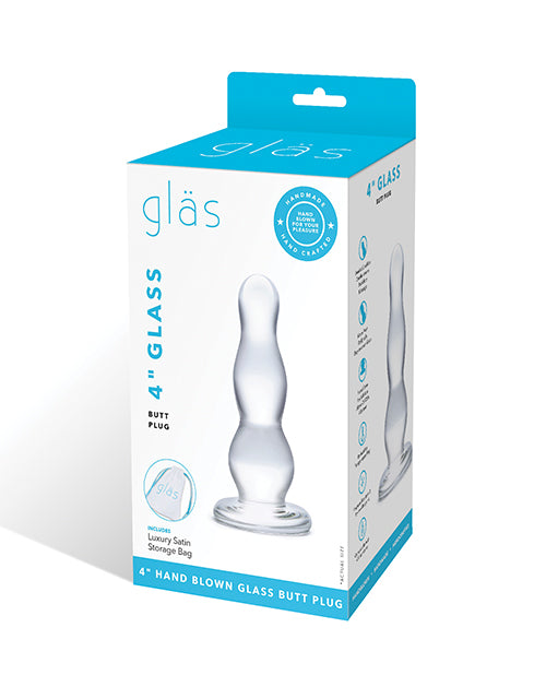 Glas 4' Butt Plug - Clear