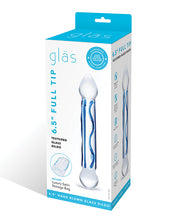 Glas 6.5' Tip Textured Glass Dildo