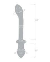 Glas 9.5" Double Play Dual Ended Dildo - Clear