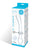 Glas 9" Classic Curved Dual Ended Dildo - Clear