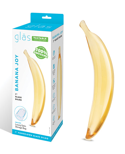 Glas 7' Dildo Banana Joy