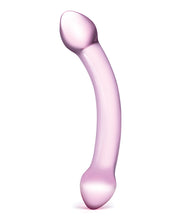 Glas Double Trouble Glass Dildo - Purple