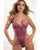 Sexy Open Back Lace Teddy - Mystic Mauve O/S