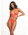 Nadia Lace & Mesh Cutout Teddy - Grenadine Dark Orange SM