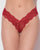 Lana Sheer Lace V-Thong - Red SM