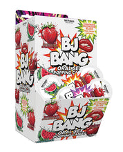 BJ Bang Oral Sex Popping Candy Display - 3 Assorted Flavors,  Display of 72 pcs