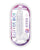 Cotton Candy Glitter Boy 6' Suction Cup Dildo - Clear