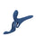 Pleasure Pivot App-Controlled Couples Vibrators - Navy Blue