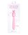 Glass Menagerie Teddy Glass Dildo - Pink