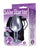 $$The 9's The Silver Starter Bejeweled Round Stainless Steel Plug - Violet