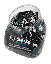 Sex Grease Water Based Display - 4 ml Foil Jar of 216
