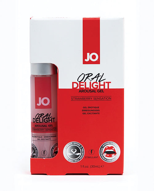 JO Oral Delight  - Strawberry Stimulant 1 oz