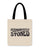 Permanently Stoned Reusable Tote - Black/White