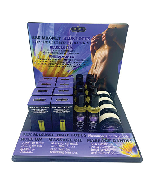 Kama Sutra Sex Magnet Blue Lotus Pheromone Prepack - Display of 20