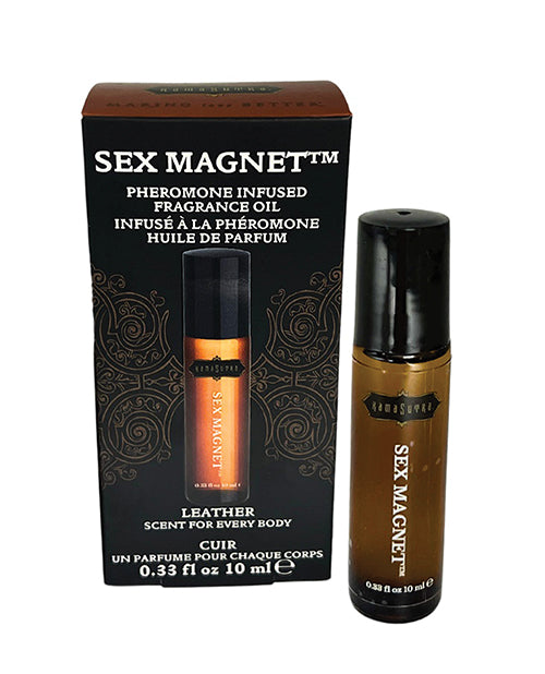 Kama Sutra Sex Magnet Pheromone Roll On Oil - Leather