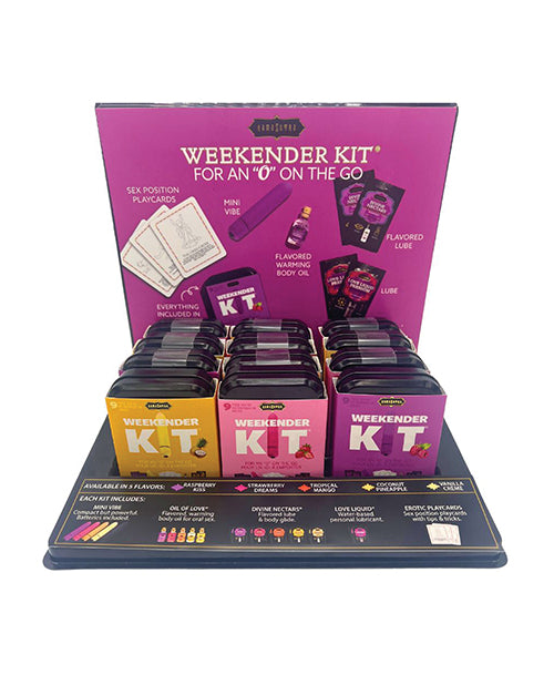 Kama Sutra Weekender VIBE Kit Prepack Display - Display of 12