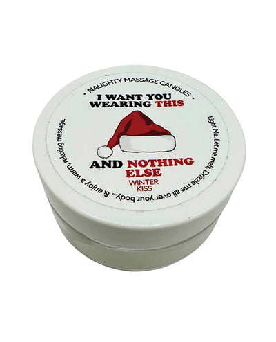 Kama Sutra Holiday Mini Massage Candle "I Want You"