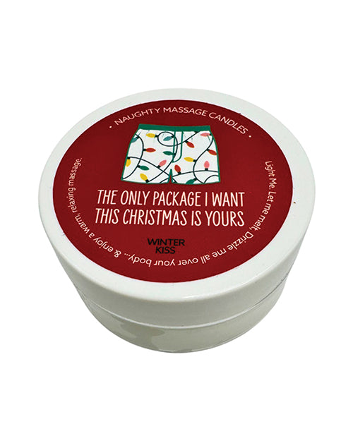 Holiday Mini Massage Candle 'The Only Package'